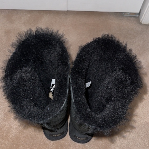 Ugg Black Triplet Bailey Button Boots - Picture 6 of 8
